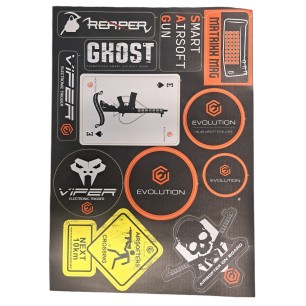 Evolution international - Planche de stickers