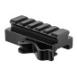 Js Tactical - Réhausse Rail Picatinny QD 5 Slots - Noir