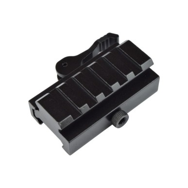Js Tactical - Réhausse Rail Picatinny QD 5 Slots - Noir