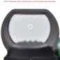 JS-TACTICAL - Viseur point rouge de type Reflex - Noir