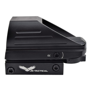 JS-TACTICAL - Viseur point rouge de type Reflex - Noir