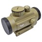 JS-TACTICAL - Viseur point rouge lentille 40mm - Tan