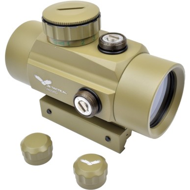 JS-TACTICAL - Viseur point rouge lentille 40mm - Tan
