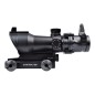 JS-TACTICAL - Viseur Point Rouge ACOG, Lentille 32mm Avec Monture 20mm Et 11mm - Noir