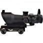 JS-TACTICAL - Viseur Point Rouge ACOG, Lentille 32mm, Laser Intégré - Noir