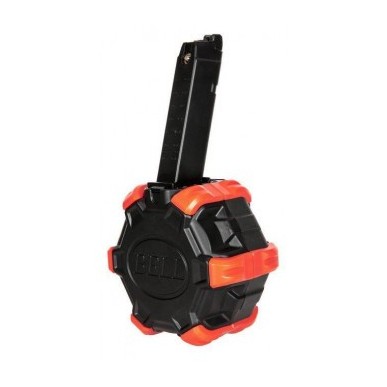 DOUBLE-BELL - Chargeur Drum à gaz Pour G17 / AAP-01 350 Billes - Rouge