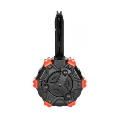DOUBLE-BELL - Chargeur Drum à gaz Pour G17 / AAP-01 350 Billes - Rouge