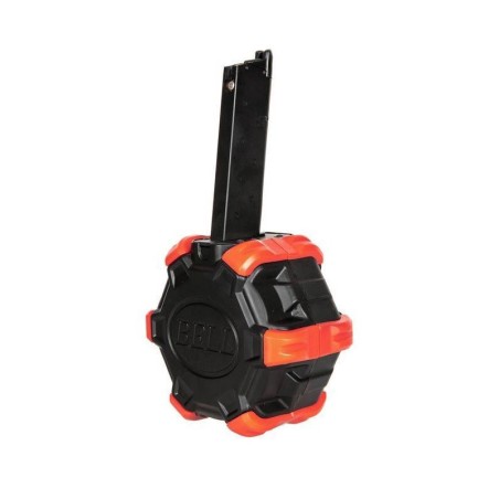 DOUBLE-BELL - Chargeur Drum à gaz pour 1911 350 billes - Rouge