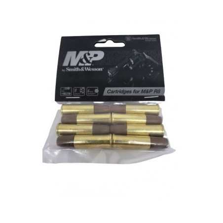 Smith&Wesson - 8 Douilles Pour Revolver S&W R8 - Marron