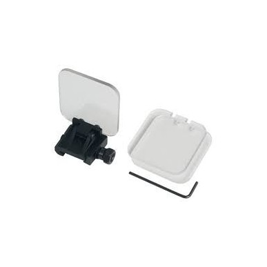 ASG - 2 Vitres Protection Pour les optiques de Viser d'airsoft - Noir