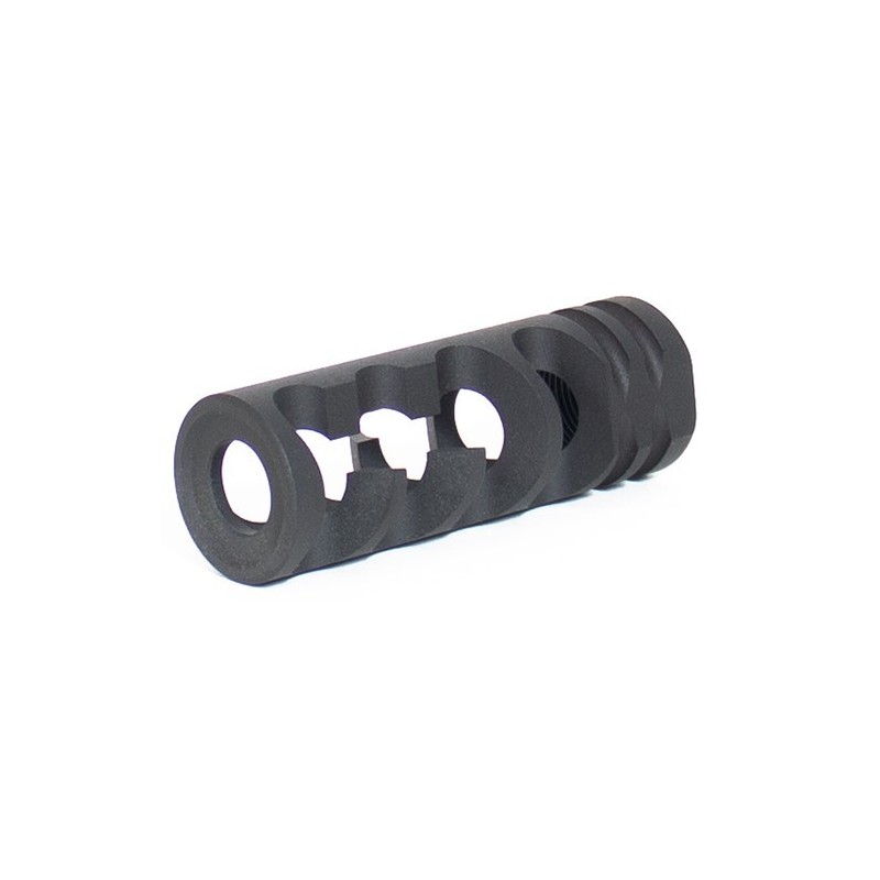 Evolution International - Cache Flamme en acier CNC Fishbone 14mm CCW - Noir
