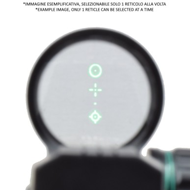 JS-TACTICAL - Point rouge multi réticule - Noir