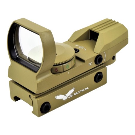 JS-TACTICAL - Point rouge multi réticule - Tan