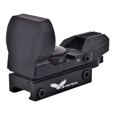 JS-TACTICAL - Point rouge multi réticule - Noir