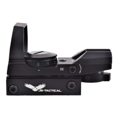 JS-TACTICAL - Point rouge multi réticule - Noir