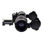 JS-TACTICAL - 3X magnifier pour red dot avec système de bascule - Noir
