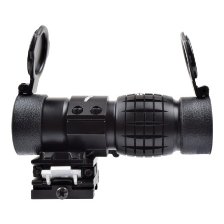 JS-TACTICAL - 3X magnifier pour red dot avec système de bascule - Noir