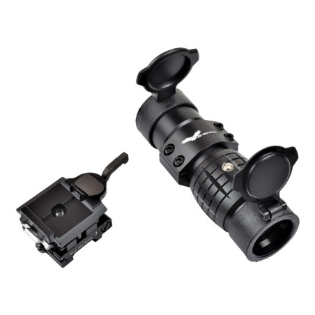 JS-TACTICAL - 3X magnifier pour red dot avec système de bascule - Noir
