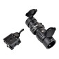 JS-TACTICAL - 3X magnifier pour red dot avec système de bascule - Noir