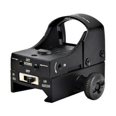 JS-TACTICAL - Mini point rouge - Noir