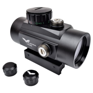 JS-TACTICAL - Point rouge 40mm - Noir