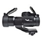 JS-TACTICAL - Viseur Point Rouge Lentille 32mm avec Rehausse - Noir