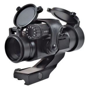 JS-TACTICAL - Viseur Point Rouge Lentille 32mm avec Rehausse - Noir