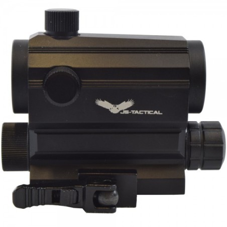 JS-TACTICAL - Viseur Point Rouge avec Laser - Noir