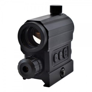 JS-TACTICAL - Viseur Point Rouge avec Laser - Noir