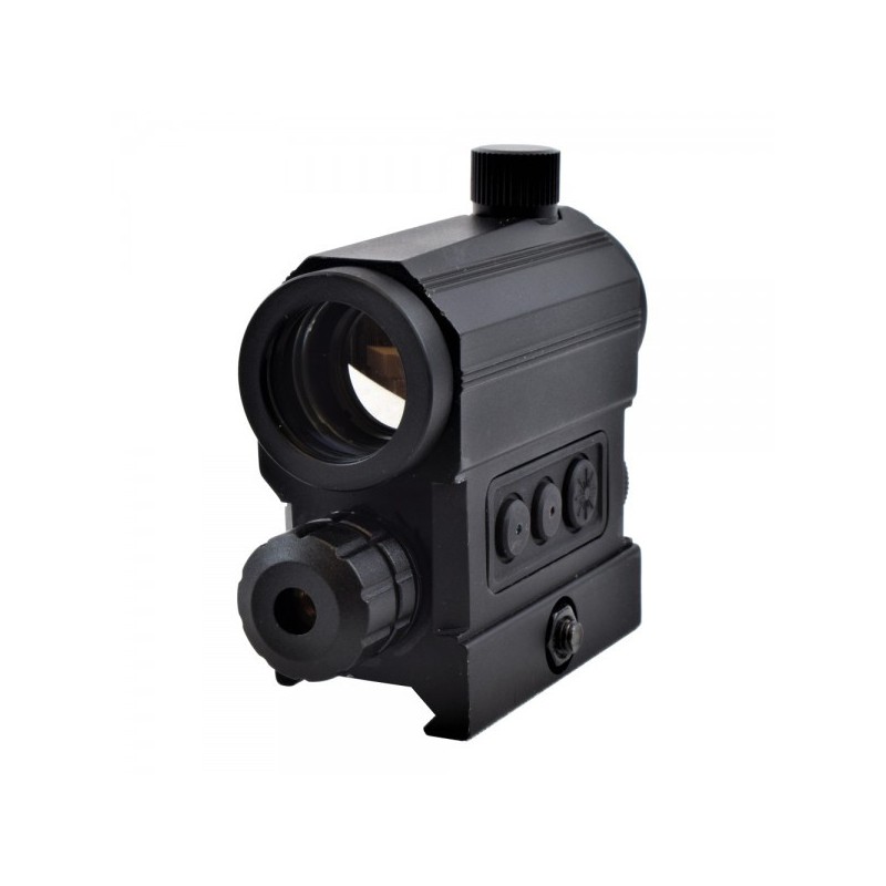 JS-TACTICAL - Viseur Point Rouge avec Laser - Noir