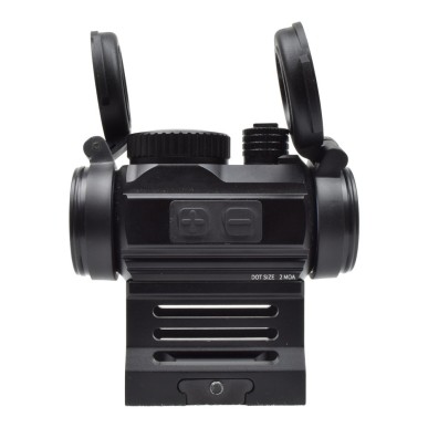 JS-TACTICAL - Viseur Point Rouge Avec Rehausse - Noir