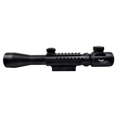 JS-TACTICAL - Lunette Avec Zoom 3X-9X Lentille 40mm - Noir