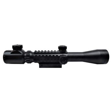JS-TACTICAL - Lunette Avec Zoom 3X-9X Lentille 40mm - Noir