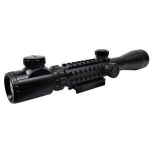 JS-TACTICAL - Lunette Avec Zoom 3X-9X Lentille 40mm - Noir