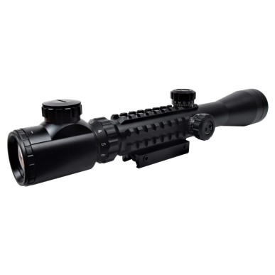 JS-TACTICAL - Lunette Avec Zoom 3X-9X Lentille 40mm - Noir