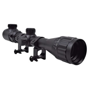 JS-TACTICAL - Lunette Avec Lentille Zoom 3X-9X Lentille 32mm - Noir