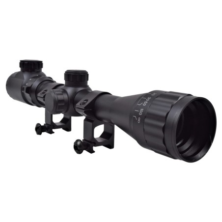 JS-TACTICAL - Lunette Avec Lentille Zoom 3X-9X Lentille 32mm - Noir