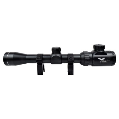 JS-TACTICAL - Lunette Avec Zoom 3X-9X Lentille 32mm - Noir