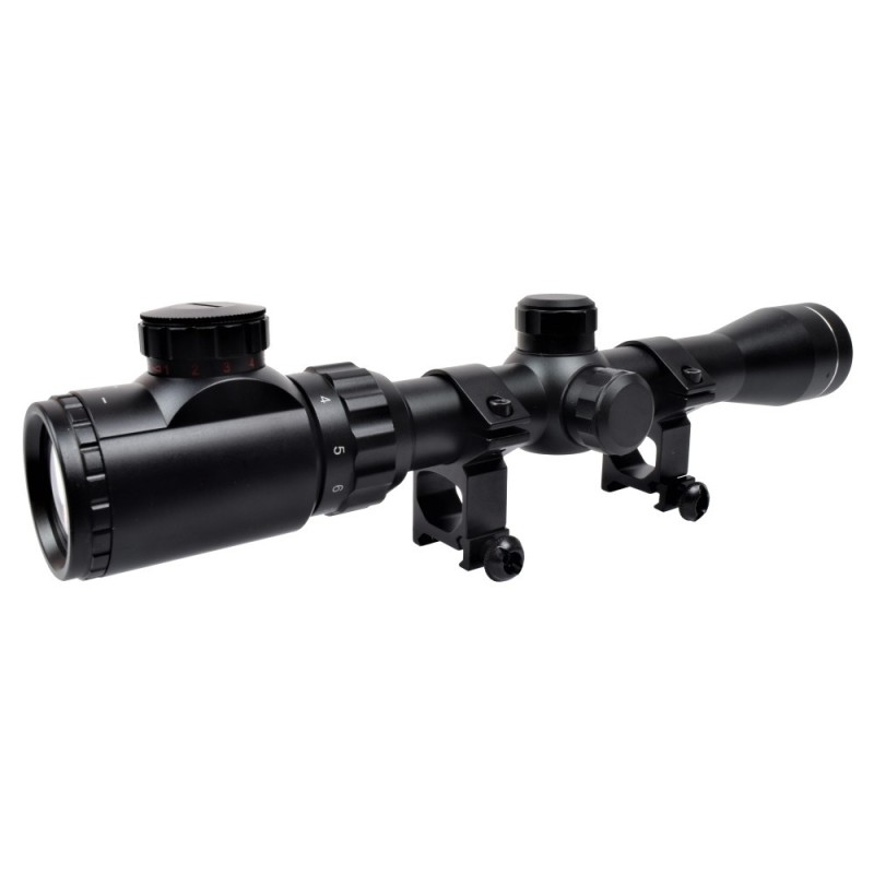 JS-TACTICAL - Lunette Avec Zoom 3X-9X Lentille 32mm - Noir
