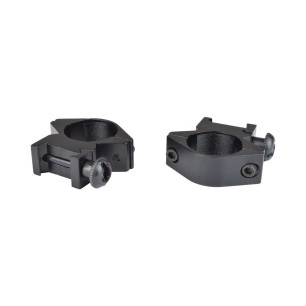Js Tactical - Anneaux de montage bas 20mm pour rails Picatinny - Noir