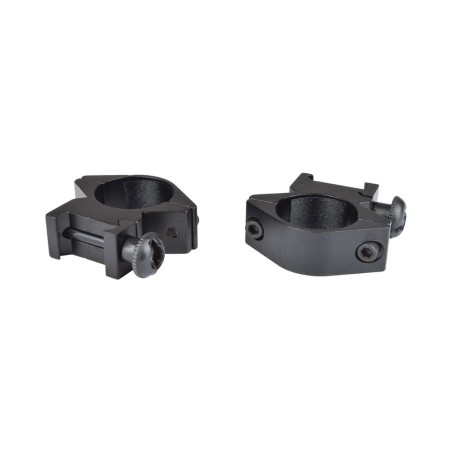 Js Tactical - Anneaux de montage bas 20mm pour rails Picatinny - Noir