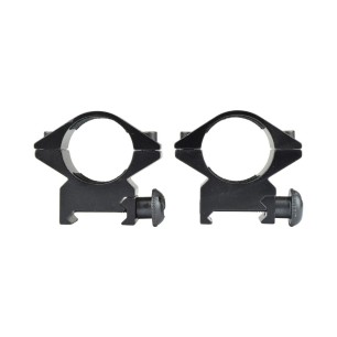 Js Tactical - Anneaux de montage bas 20mm pour rails Picatinny - Noir