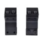 Js Tactical - Anneaux de montage moyens 30mm pour rail Picatinny de 11mm - Noir