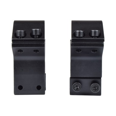 Js Tactical - Anneaux de montage moyens 30mm pour rail Picatinny de 11mm - Noir