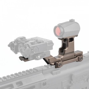 WADSN - Rehausse double pour optique et boîtier AN / PEQ - Tan