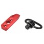 Big Dragon - Attache sangle pour rail Keymod - Rouge