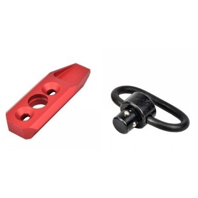 Big Dragon - Attache sangle pour rail Keymod - Rouge