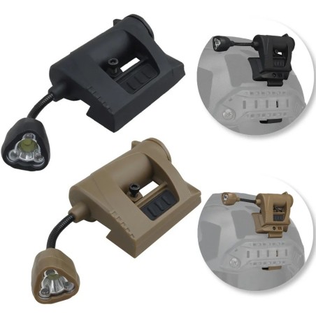 TACTICAL OPS - Lampe de Casque MPLS Charge - Noir