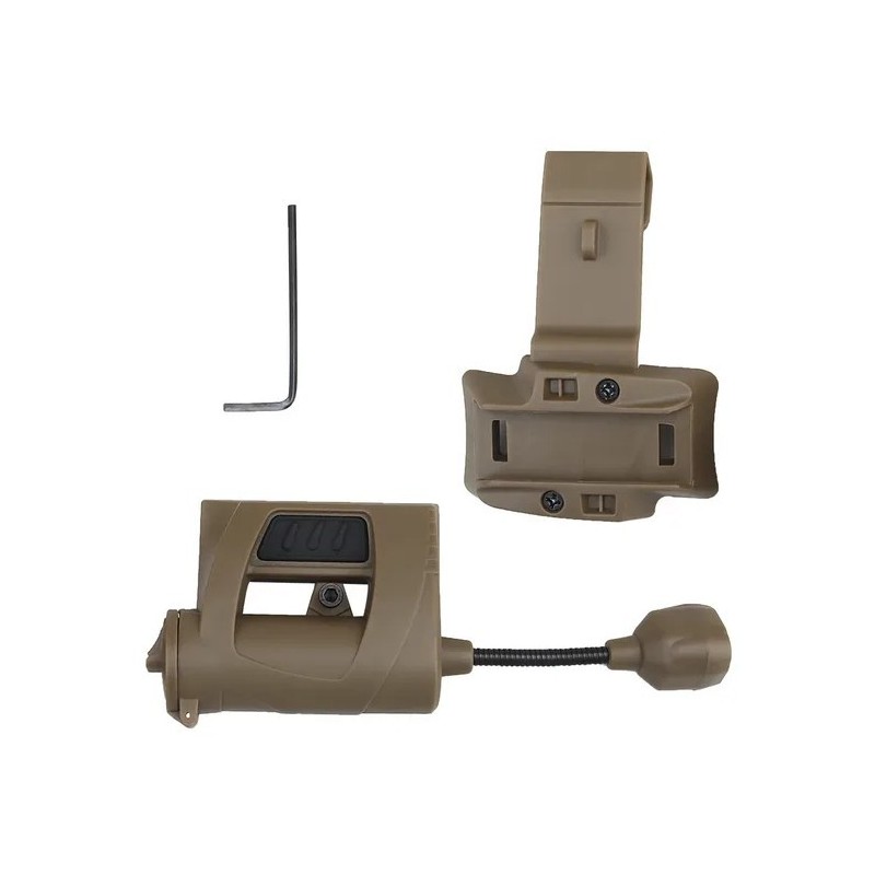 TACTICAL OPS - Lampe de Casque MPLS Charge - Tan