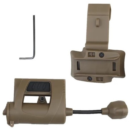 TACTICAL OPS - Lampe de Casque MPLS Charge - Tan